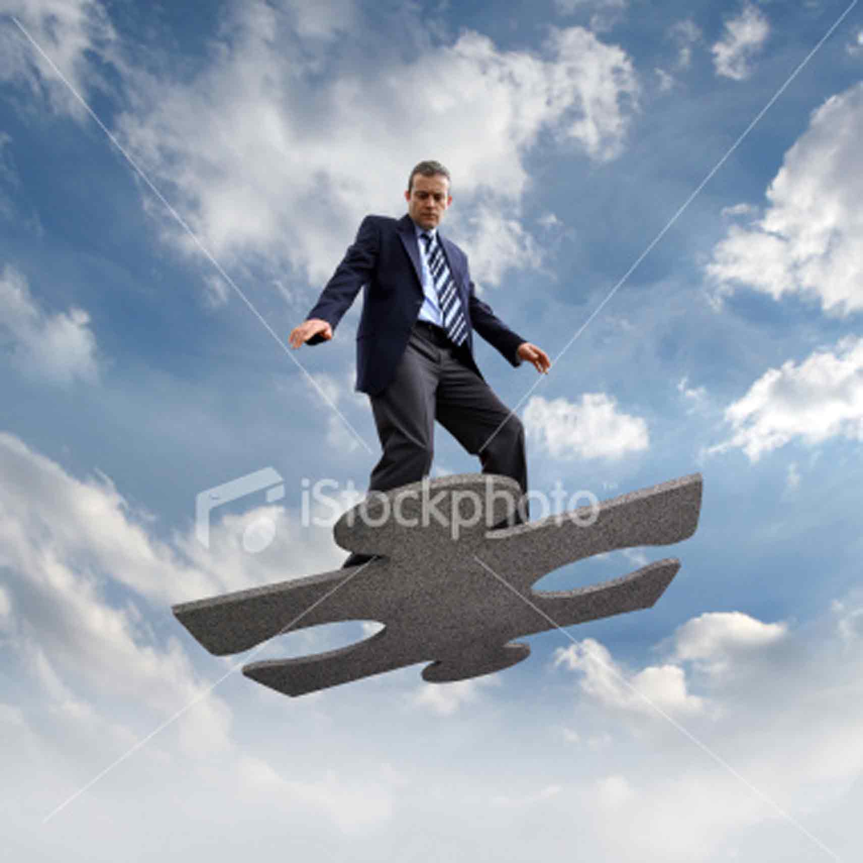 Businessman Flying