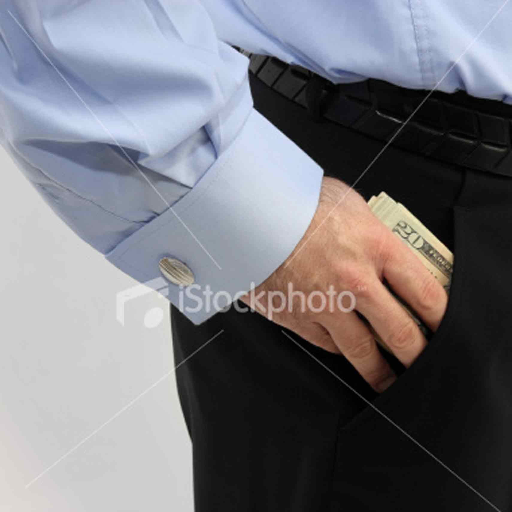 pocket of money